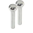 Türsicherungsknopfsatz Billet Style Aluminium 2 Stück