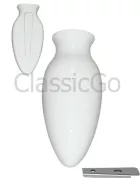 Blumenvase Keramik o. Motiv - Classic - inkl. Halter - AC 881 951