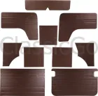 Seitenverkleidung Satz braun 10-teilig - passend für VW Bus T2 - 08/67-07/79 - AC823052