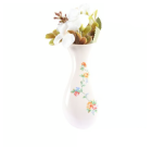 Blumenvase Keramik - inkl. Plastikblumen u. Halterung - Käfer u.a. - AC 881 952